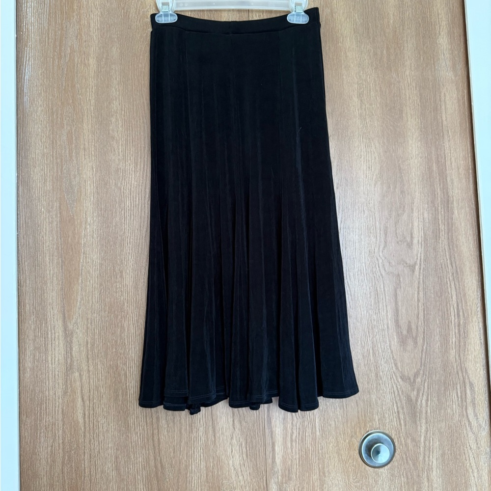 Chico's Classic Black A-Line Skirt